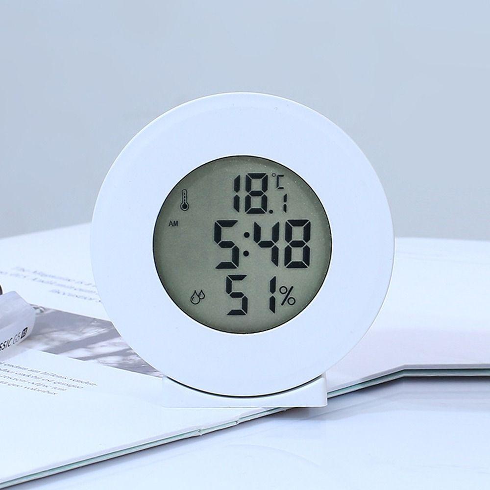 Top Digital Thermo-Hygrometer Digital Stasiun Cuaca Profesional Jam Weker Desktop Indoor