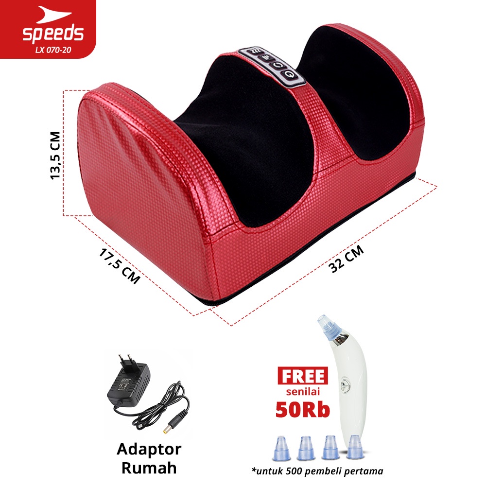SPEEDS Alat Pijat Kaki Elektrik Foot Massager Terapi Kaki dan Badan Alat Kesehatan Portable 070-20--20 PIJAT KAKI