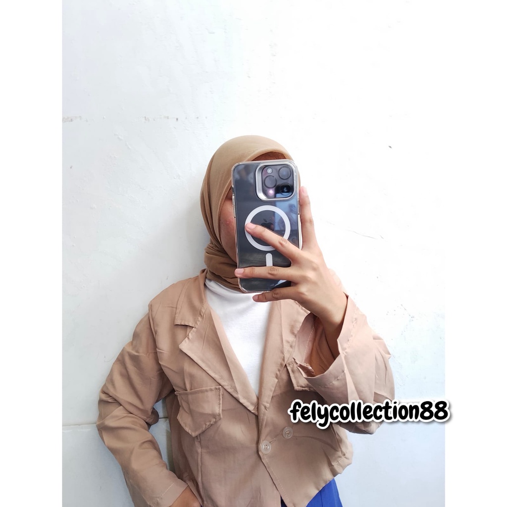 ROSE BLAZER CROP // BLAZER CROPPED WANITA TERBARU