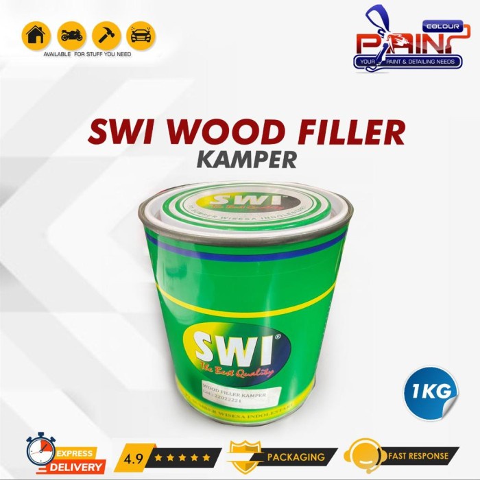 SWI WOOD FILLER KG - 1 Liter