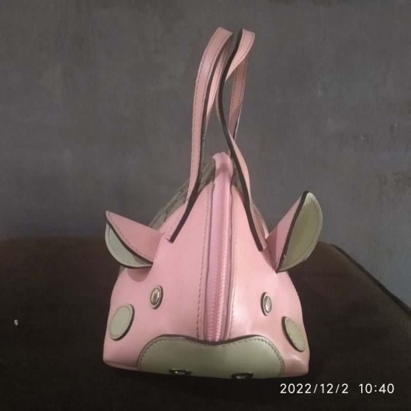 tas mini gucci pig preloved gg