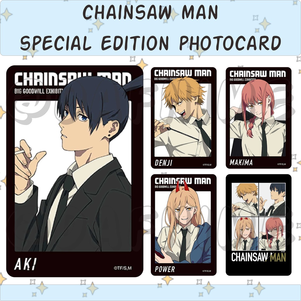 CHAINSAW MAN SPECIAL EDITION PHOTOCARD ANIME