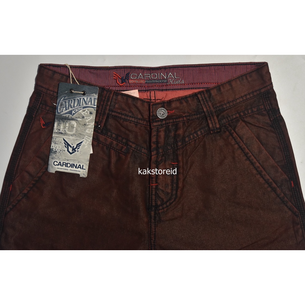 Celana Pendek Anak CARDINAL Marun DBD 09 ORIGINAL & REAL PICTURE