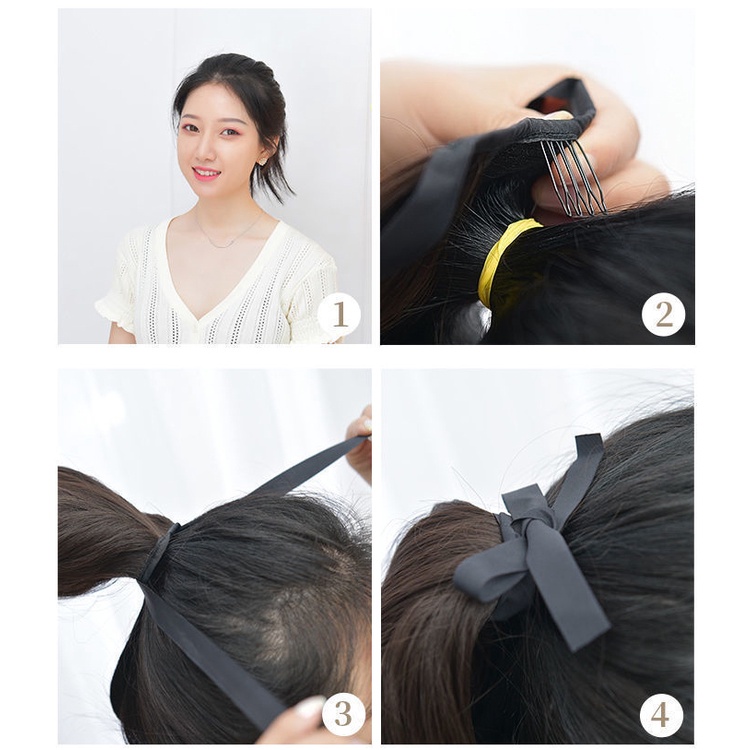 Hair Clip / Hairclip Rambut Panjang Bergelombang Long Curly Natural Hair Original Korean Version