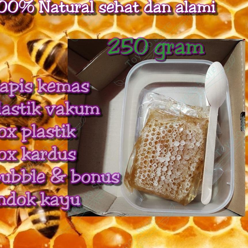 

limited STOCK!Sarang Madu Asli Murni 250gr / Sarang Maduku Sarang Lebah Madu Asli Honey Comb Raw Honey Bee Pollens Royal Jelly|KD2