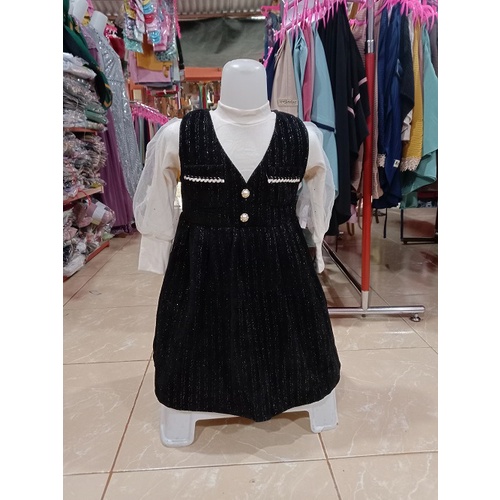 DRESS ANAK IMPORT BAHAN BLUDRU