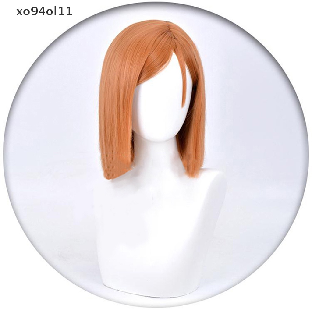 Xo Anime Jujutsu Kaisen Cosplay Nobara Kugisa Wig Suhu Tinggi Serat Kostum Wig Untuk Pesta Wig Cosplay Wig OL