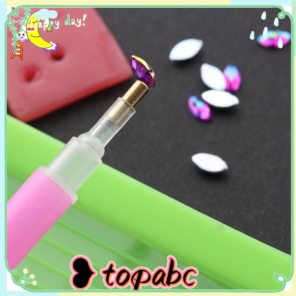 Top 3pcs/Set Pick Up Pen Set Kecantikan Mudah DIY Rhinestones Picker