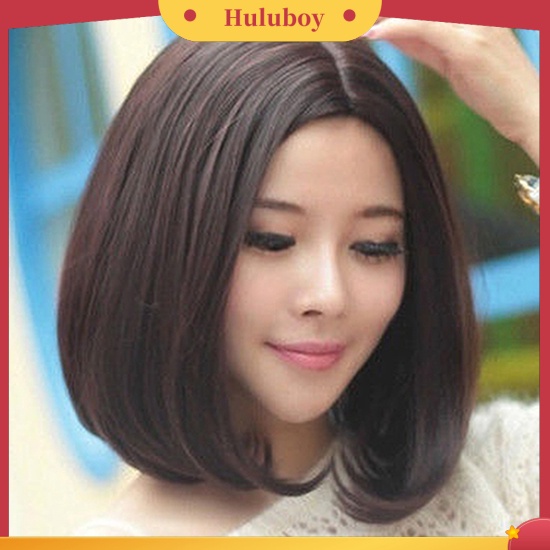 Rambut Palsu Wanita Model Pendek Lurus Untuk Pesta Cosplay