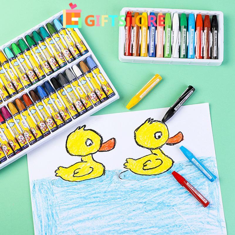 

✨COD 12-36 pastel minyak warna krayon anak-anak yang bisa dicuci alat menggambar-GS