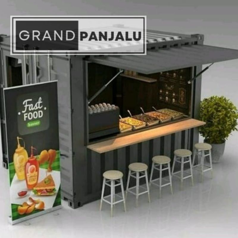BOOTH CONTAINER 2X2 M CUSTOM