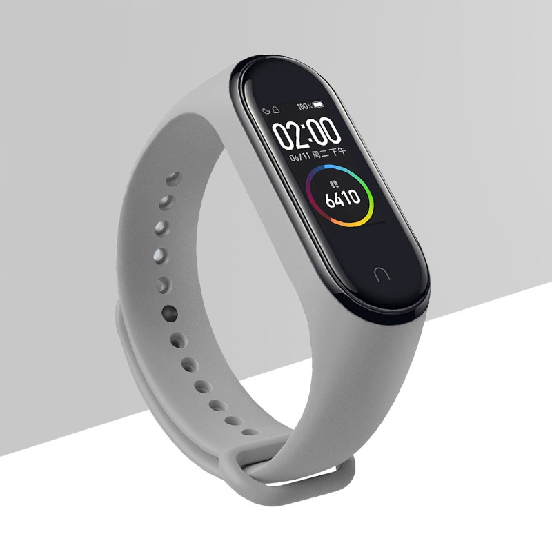 Xiaomi Band Tali Silikon Mi Band 6 5 4 3 TPU Soft Strap M6 M7 Smartwatch Tali Pengganti