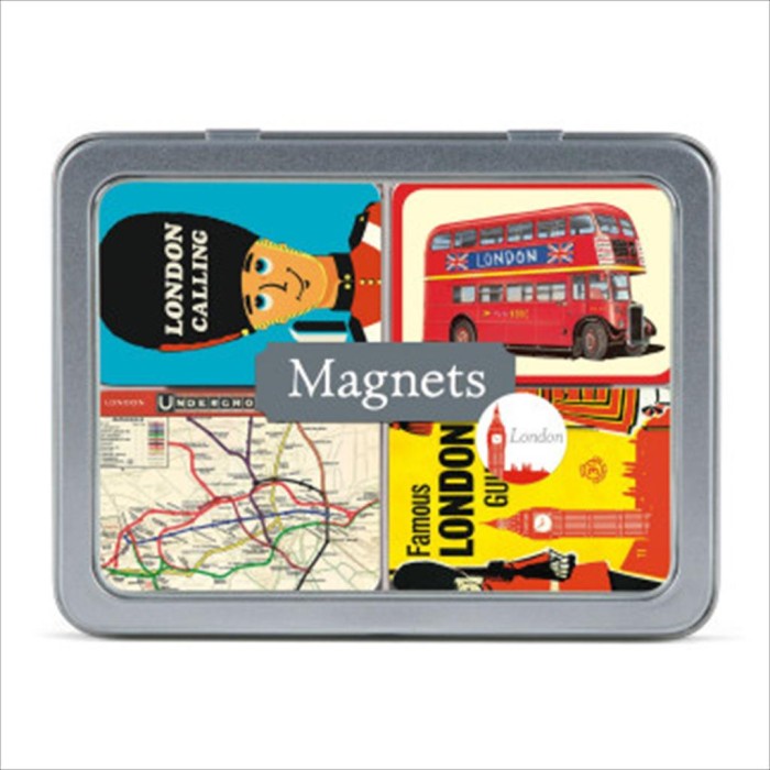 

CAVALLINI LONDON SET OF 24 MAGNETS IN TIN