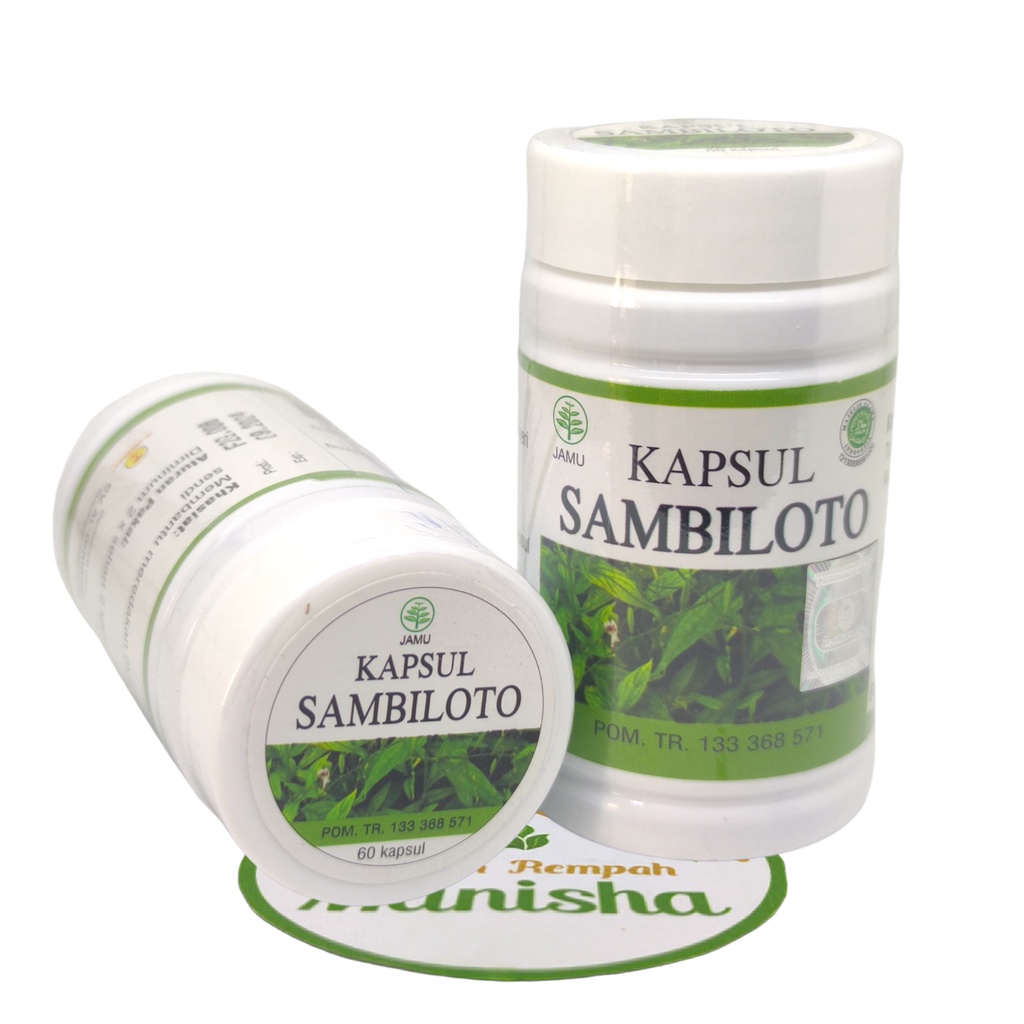 Kapsul Sambiloto Antivirus Alami (BPOM &amp; HALAL MUI) 60Kapsul Al-Ghuroba