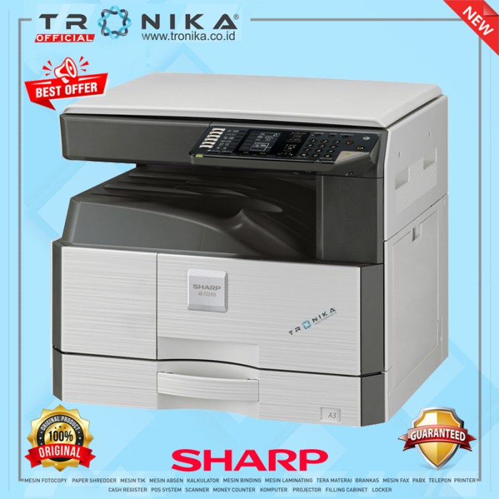 MESIN FOTOCOPY A3 SHARP AR-7024 ORIGINAL GARANSI RESMI