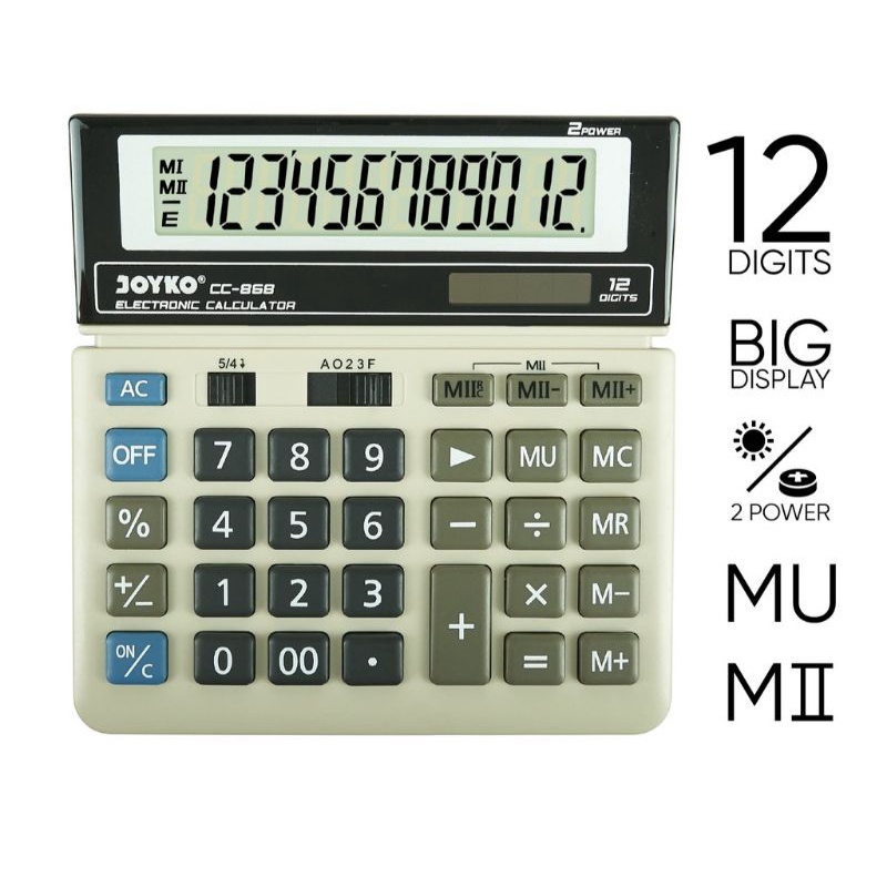 

Calculator Kalkulator Joyko DTC-1313CH 12 Digits Check Correct