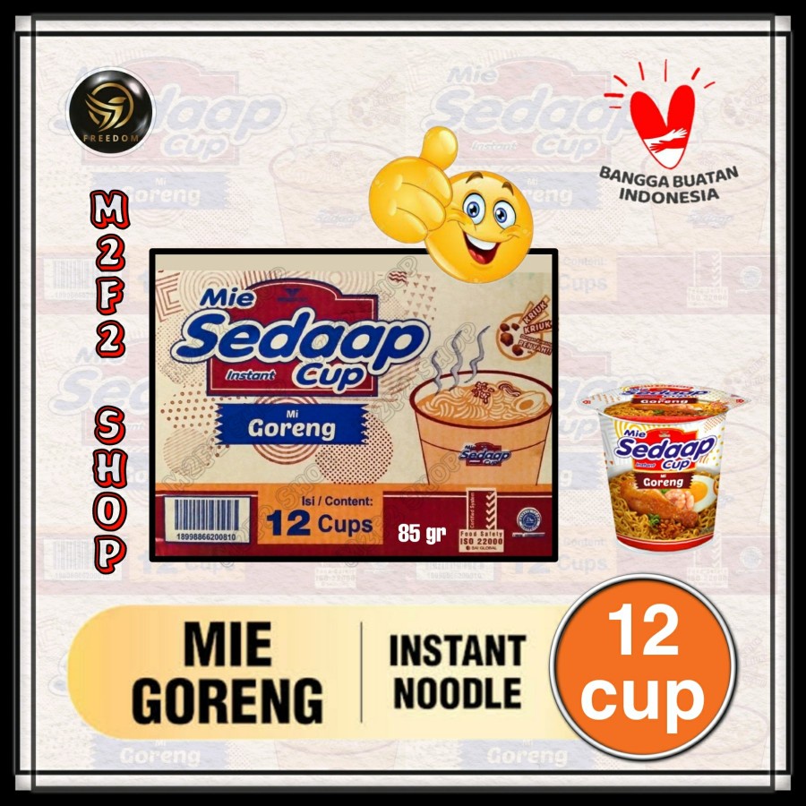 

Mie Sedaap Cup Instant Rasa Mi Goreng - 85 gr (Kemasan Karton)
