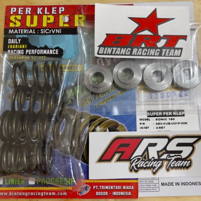 PER KLEP BRT SONIC . SUPRA GTR . CBR 150 . CB 150 . LINIER & PROGRESIF
