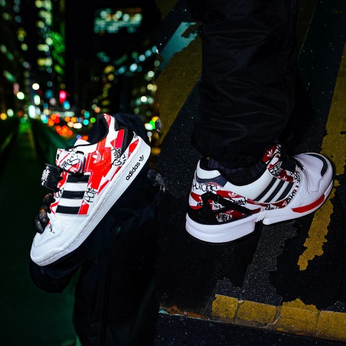 Adidas ZX 8000 Atmos Graffiti White Core Black Active Red GW6028