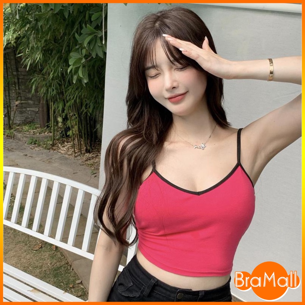 【 Bra Mall 】BM-360 Tanktop Bra Fashion Gyn Bra Olahraga Wanita Tanpa Kawat Import