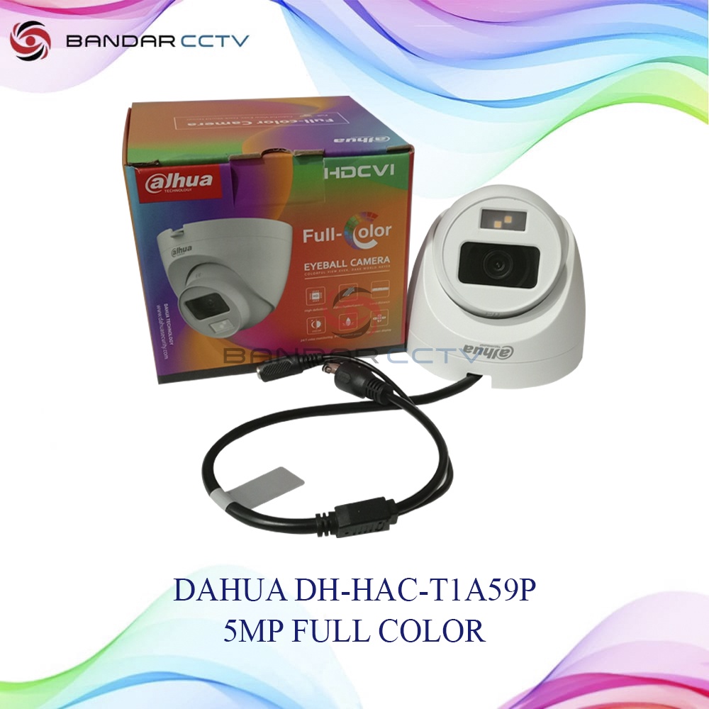 DAHUA DH HAC T1A59P 5MP FULL COLOR INDOOR CAMERA