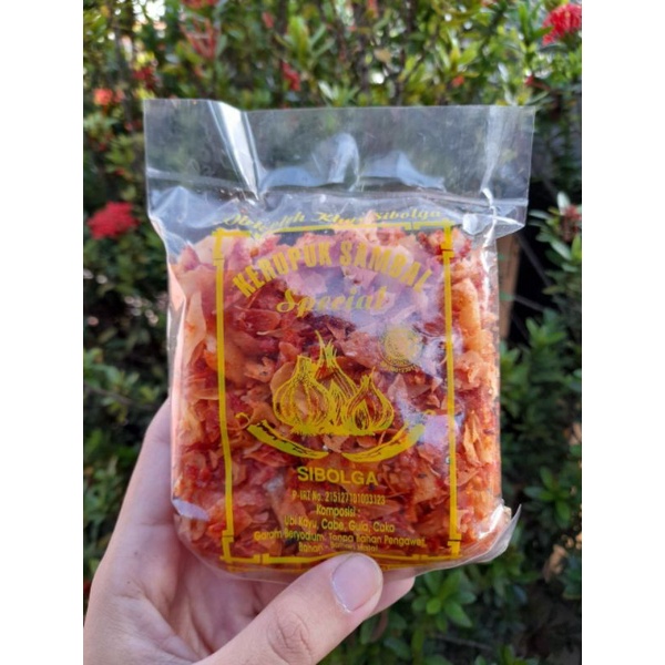 

Kerupuk Sambal Spesial Keripik Khas Sibolga 100 gram