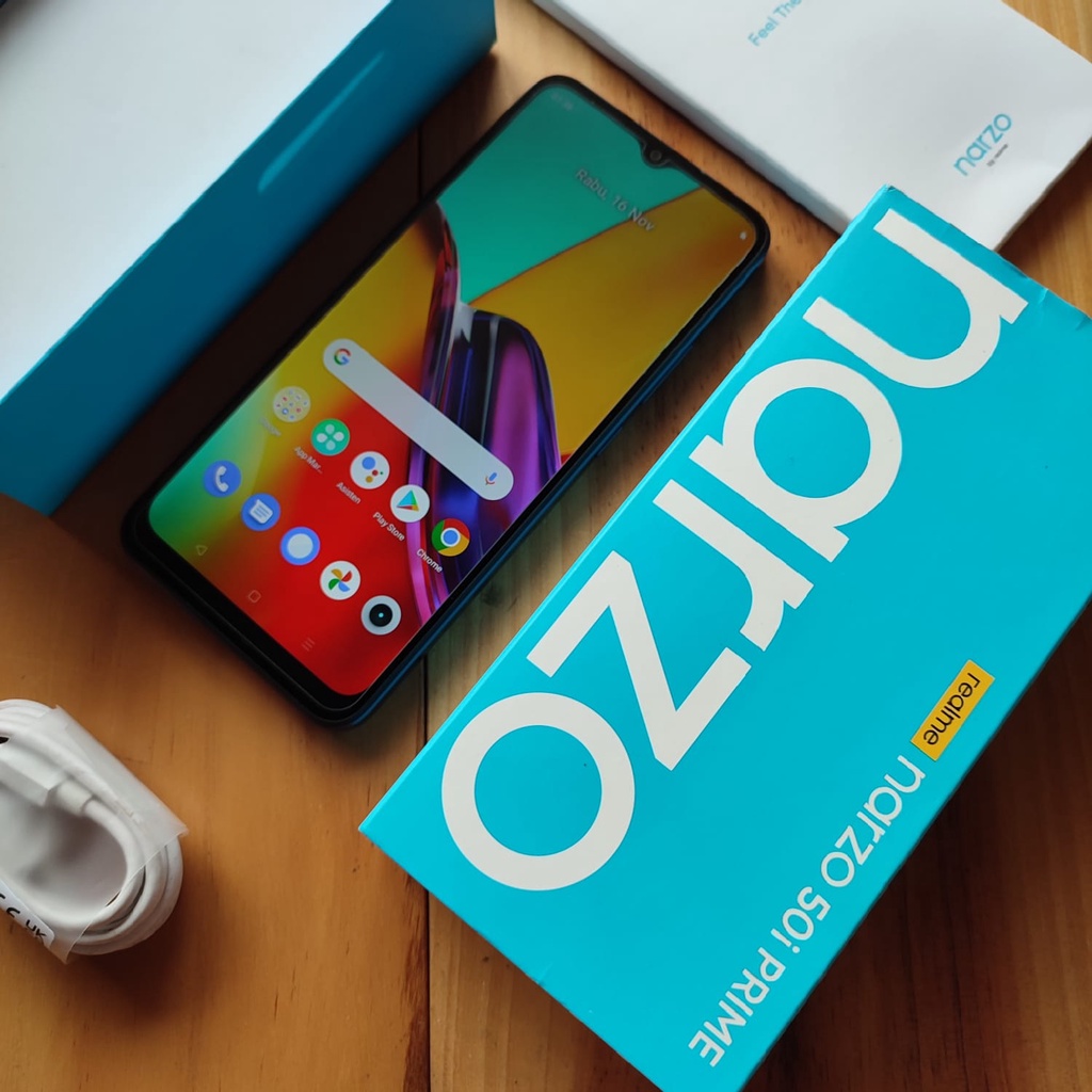 REALME NARZO 50i PRIME SECOND 4/64GB HANDPHONE SECOND HP SEKEN HP BEKAS HP MURAH