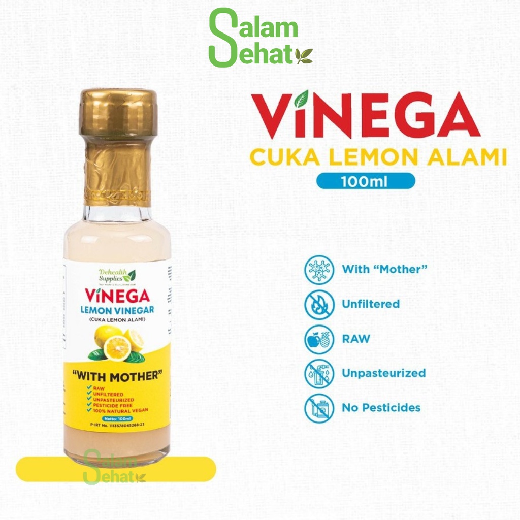 

FINEGA Dehealth Supplies Cuka Lemon 100ml /Lemon Vinegar 100 ml