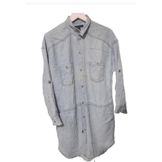 Long tunik cewek/Tunik/Kaftan/Denim/Soft denim