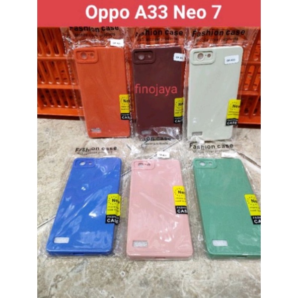 softcase Oppo A33 Neo 7 Silikon Casing Selicon Case Macaron Pelindung Pro Camera