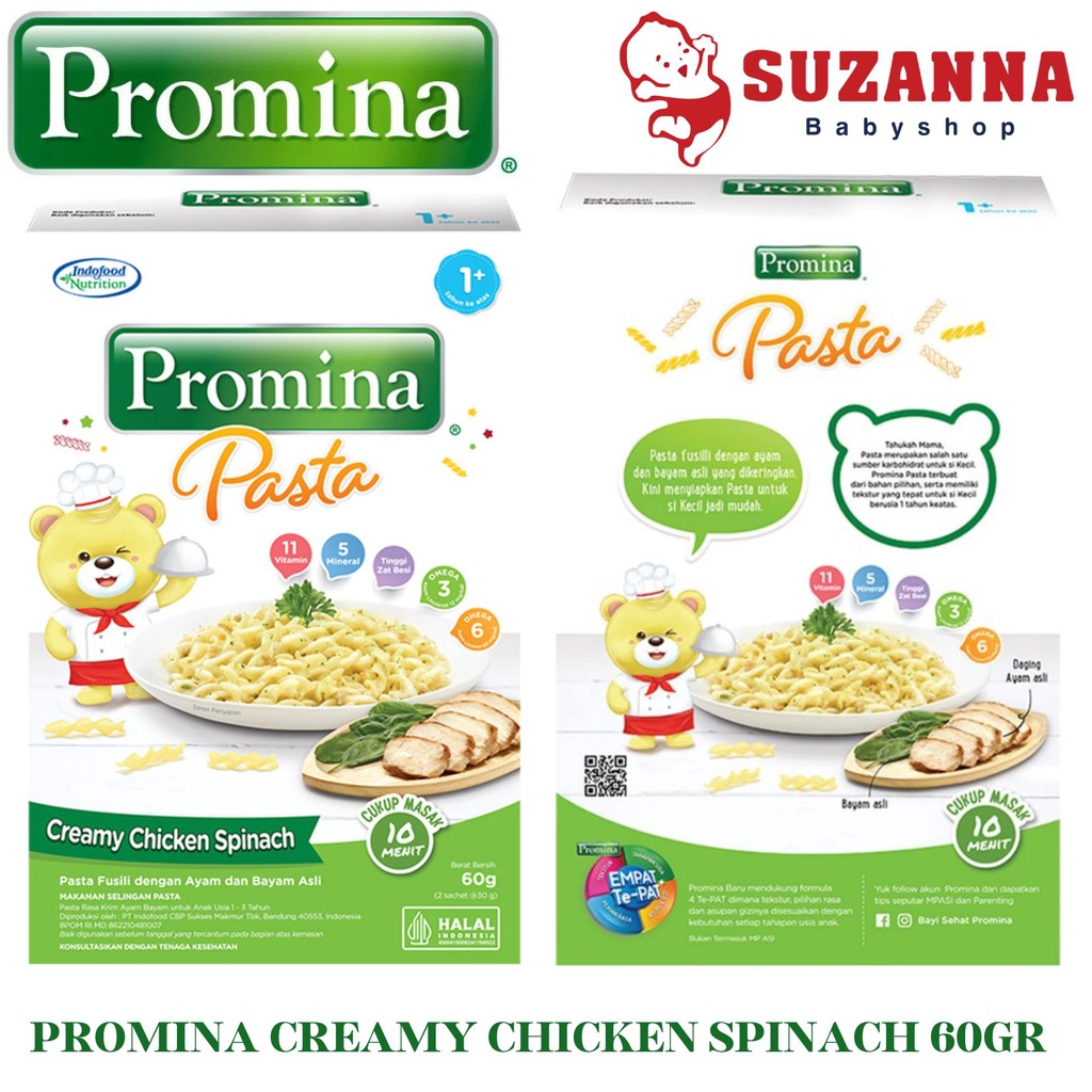 PROMINA PASTA CREAMY CHICKEN SPINACH
