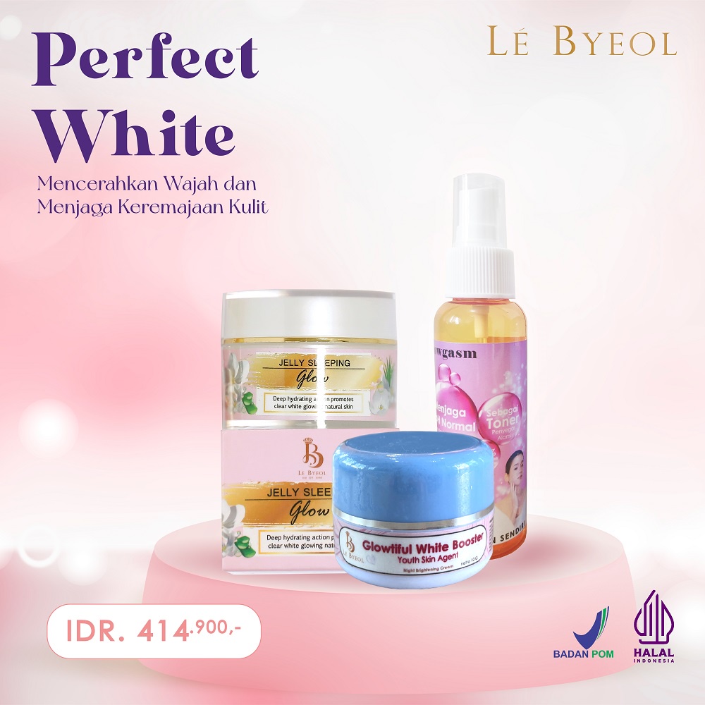 Jual Paket Skincare Whitening Perfect Krim Malam Glowing Perawatan ...