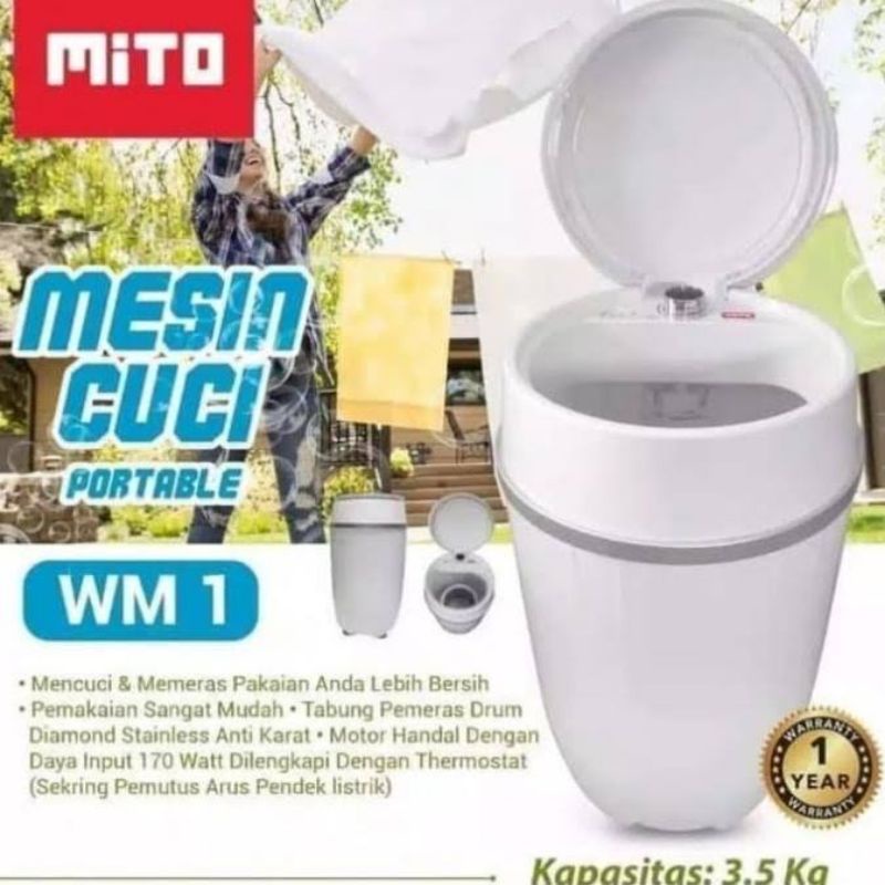 MESIN CUCI PORTABLE MITO WM1