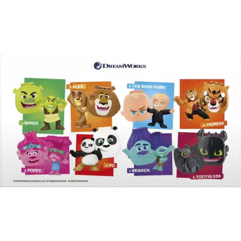 mcd 1055 happy meal mcd DreamWorks 2022