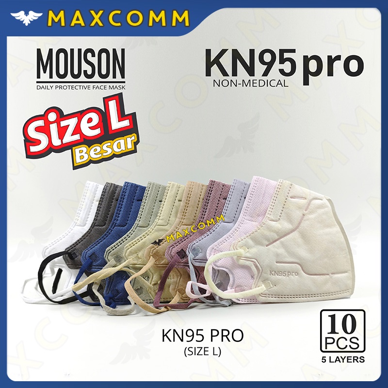 Masker Mouson KN95 Pro Masker Non Medis Sekali Pakai