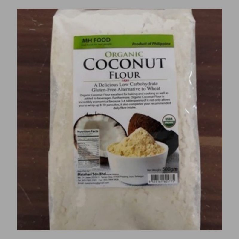 Jual Organic Coconut Flour, Tepung Kelapa Organik 500g | Shopee Indonesia