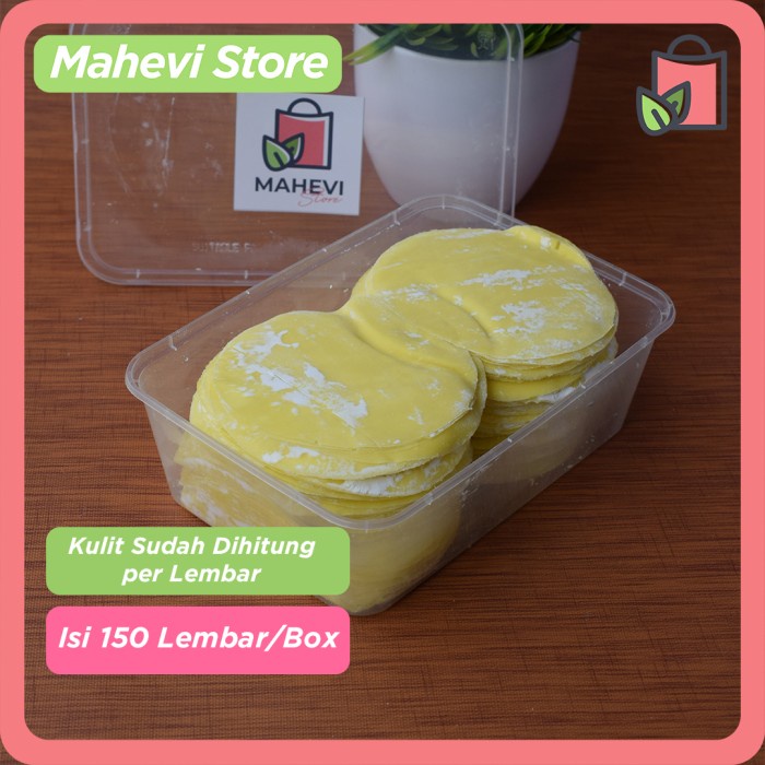 Kulit Dimsum/Gyoza/Siomay/Pangsit Kuning Premium hand made isi 150 Pcs - 8