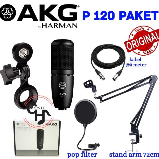 akg p120 p 120 p-120 microphone recording paket