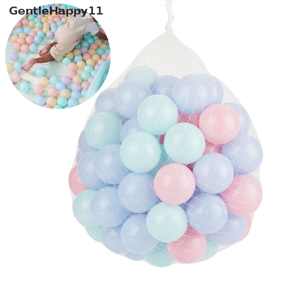 GentleHappy Funny 100/200 Colorful Ball Soft Plastic Ocean Ball Baby Kids Swim Pit Pool Toys id