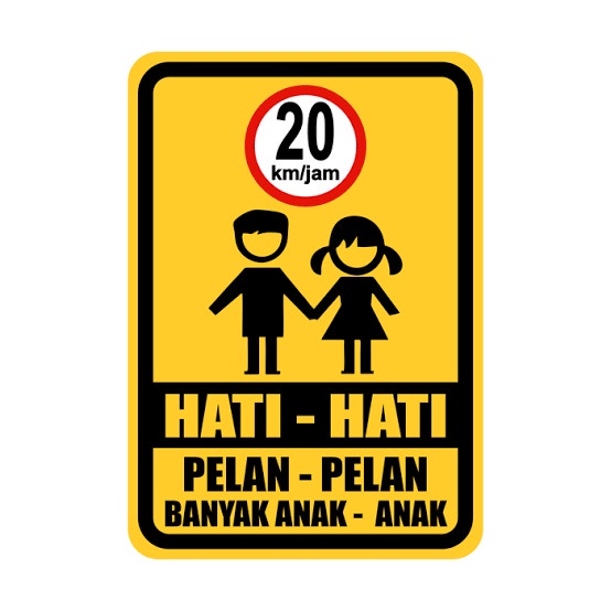 

RAMBU HATI-HATI BANYAK ANAK KECIL. UKURAN 35X50CM. CUSTOM
