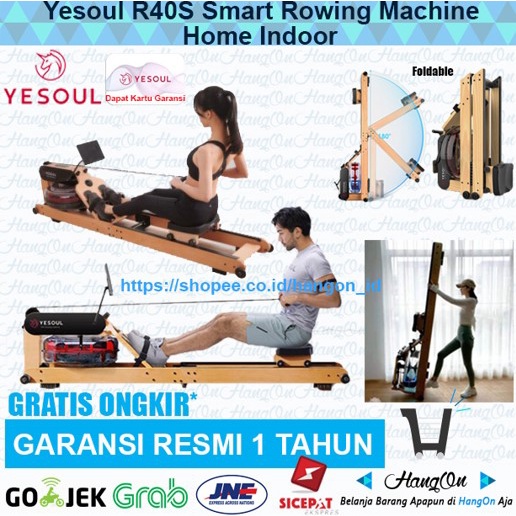 Yesoul R40S Smart Rowing Machine Home Indoor Alat Gym Fitness Foldable