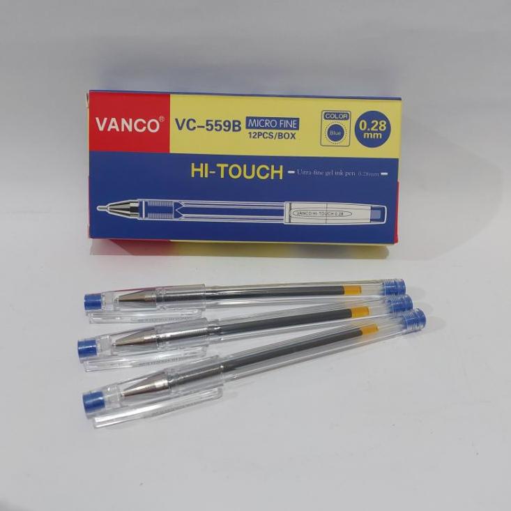 

Big Surprise SELUSIN ( 12 PCS ) Pulpen Hitech Vanco Hi-Touch Vanco 0.28 mm Gel Pen Hitech Vanco Hi-Touch Vanco 0.28mm