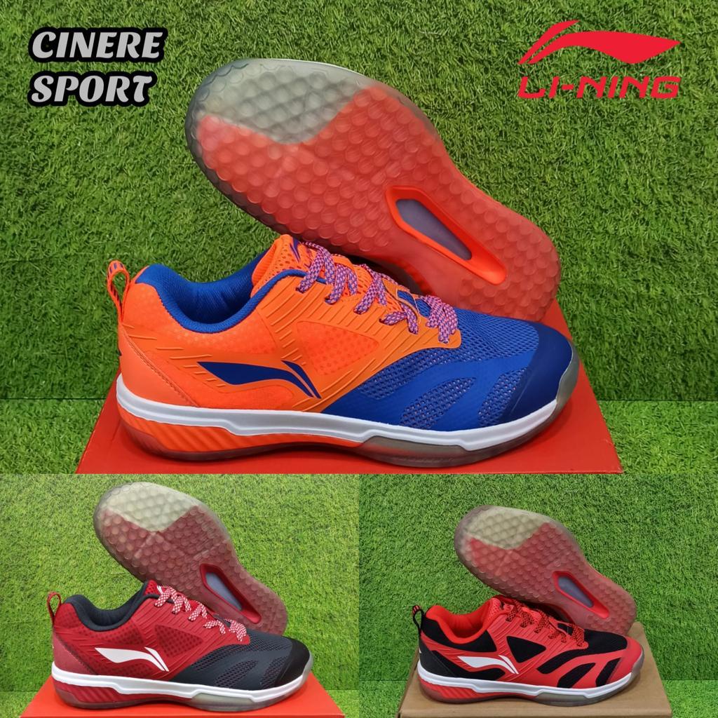 Sepatu Badminton / Sepatu Bulutangkis LINING DUAL CLOUD ||| ORI 100%