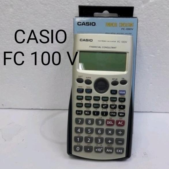 

CASIO FINANCIAL CALCULATOR FC 100 V KALKULATOR KEUANGAN