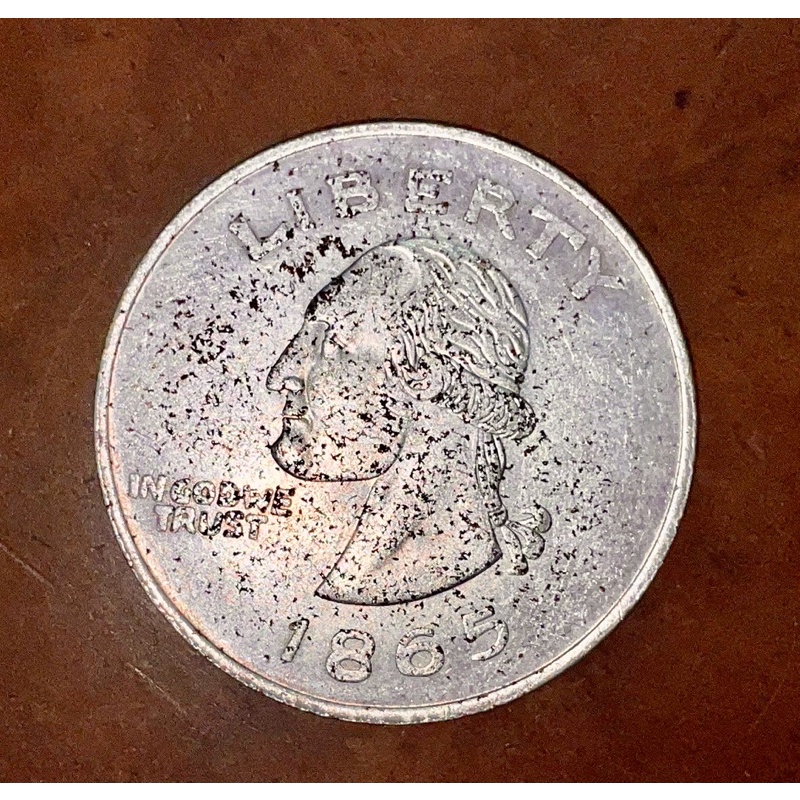 KOIN AMERIKA KUNO TAHUN 1865 KONDISI BAGUS