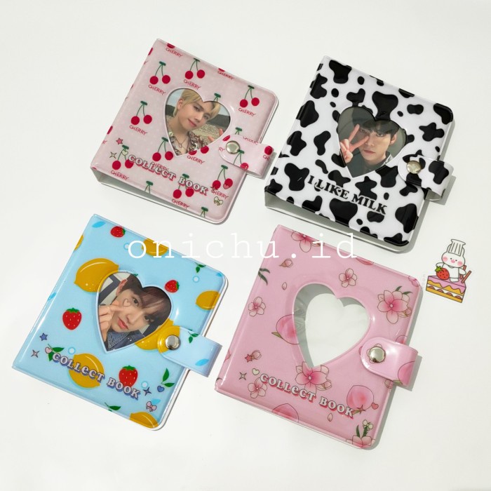 

MINI BINDER 3 RING PHOTOCARD ALBUM HOLDER COLLECT BOOK TEMPAT PC KPOP