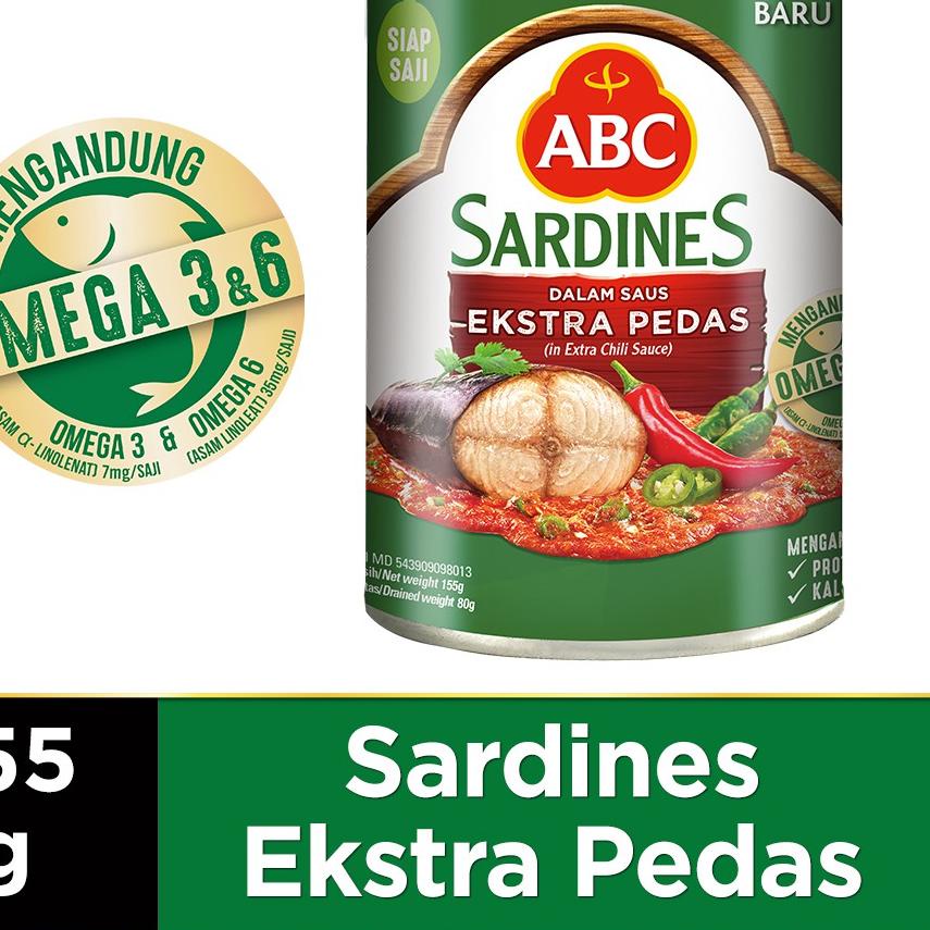 

9.9 BRANDS FESTIVAL ABC Sarden Saus Extra Pedas 155 g