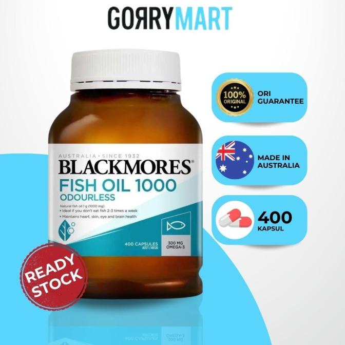 Blackmores Fish Oil 1000 Odourless - 400 kapsul