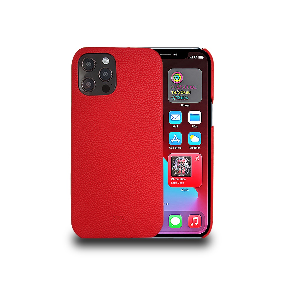 Iphone 12 Mini Hardcase Vintage Leather Case Slim Casing Softcase