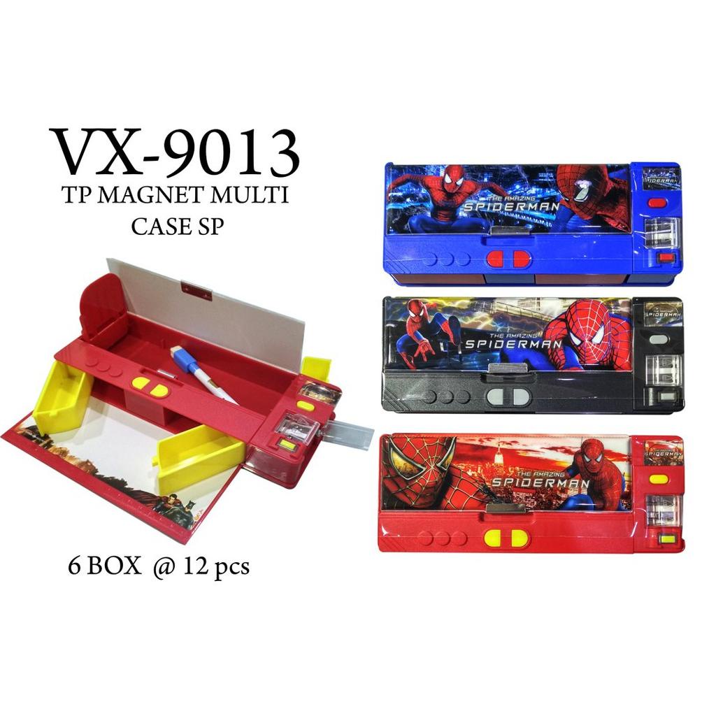 

TEMPAT PENSIL ANAK COWOK AESTHETIC KOTAK PENSIL MAGNET NOTIF KARAKTER SUPERHERO & ISI WHITE BOARD/PAPAN TULIS VX-9013, 9014 TERLARISS...,,,,,